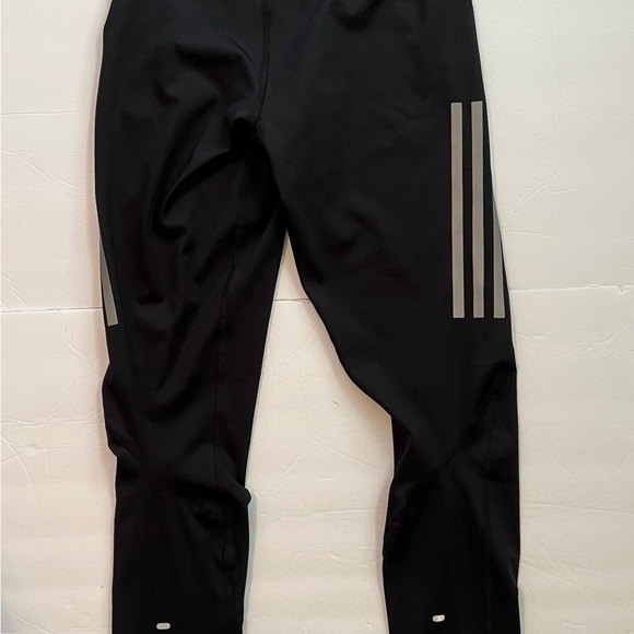 Adidas Black Aeroready Prime Green Running Leggings Womens Size XS - Picture 6 of 12